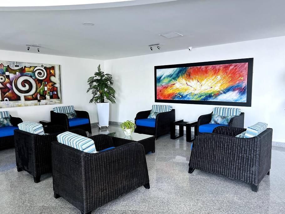 Bocagrande Y Marbella Frente Al Mar,piscina Apartamento