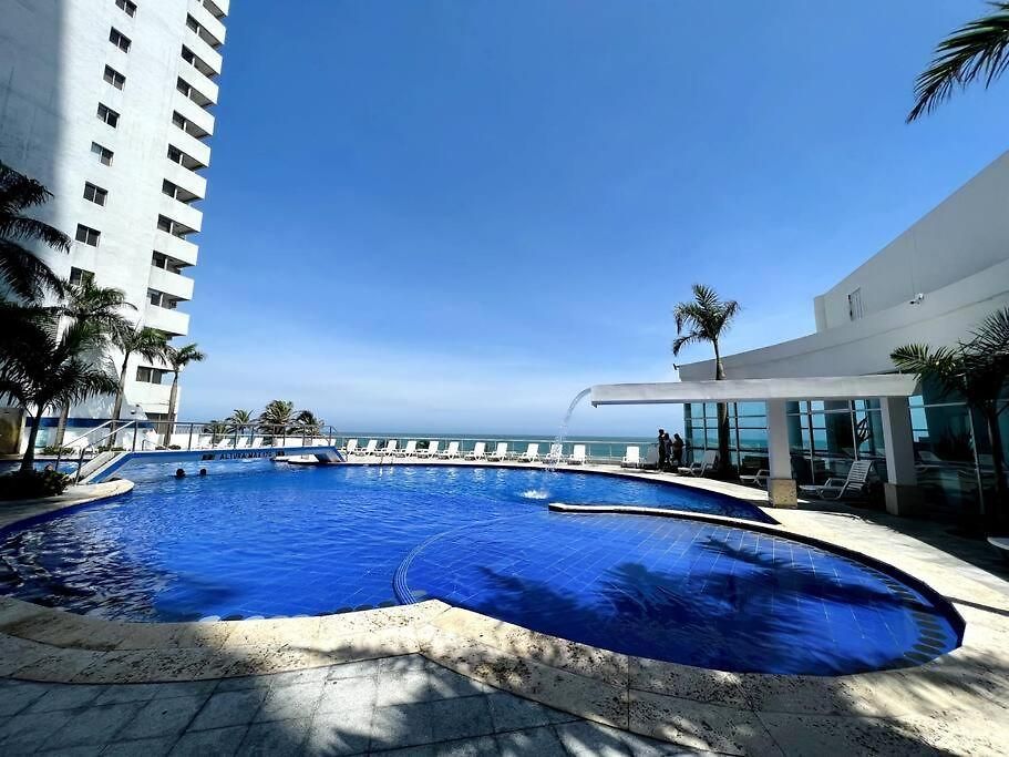 Bocagrande Y Marbella Frente Al Mar,piscina