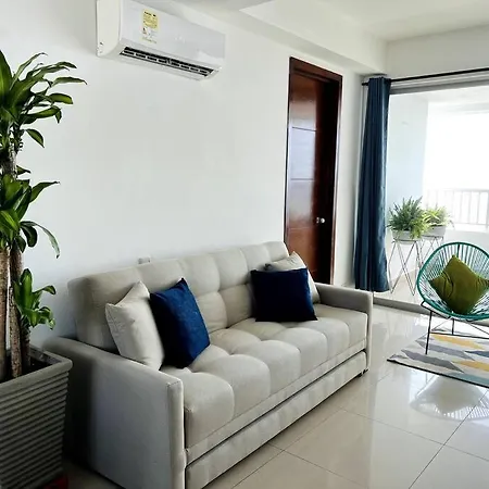 Apartamento Bocagrande Y Marbella Frente Al Mar,piscina Cartagena