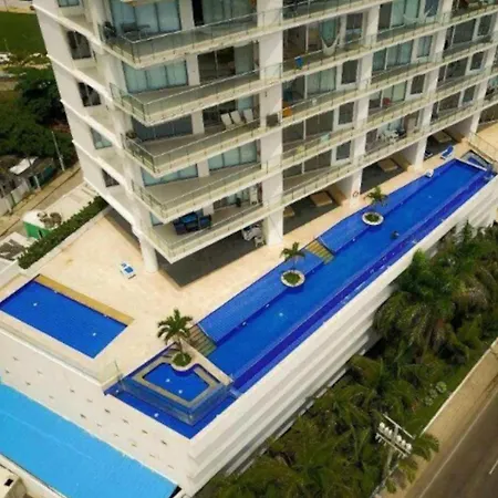 Apartment Bocagrande Y Marbella Frente Al Mar,piscina *